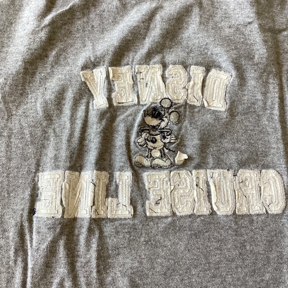 Disney Cruise Lines Circa 2003 Muscle Shirt, Sleeveless Embroidered Logo. Mickey - Picture 3 of 7